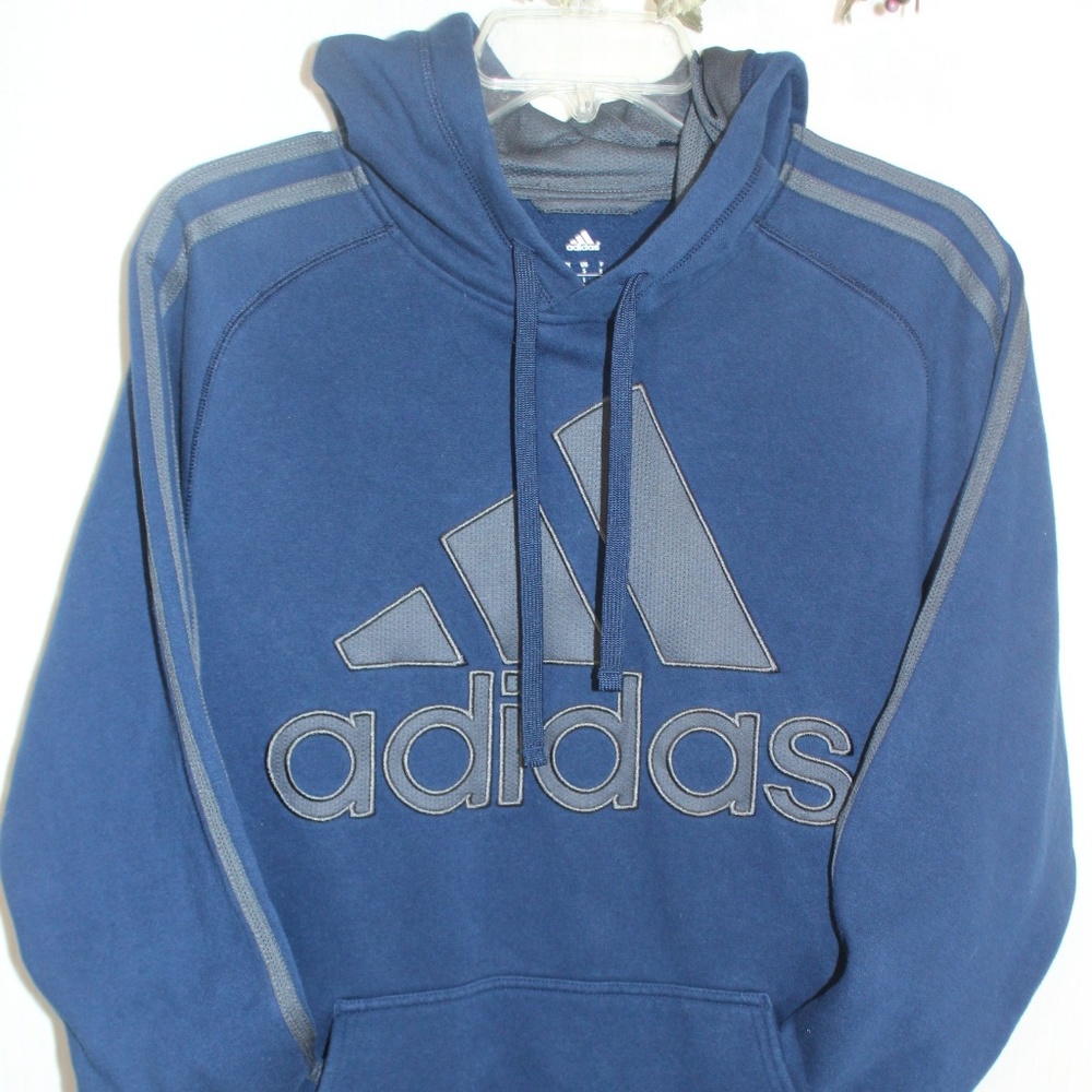 ADIDAS Men's Logo Pullover Hoodie--SZ SMALL